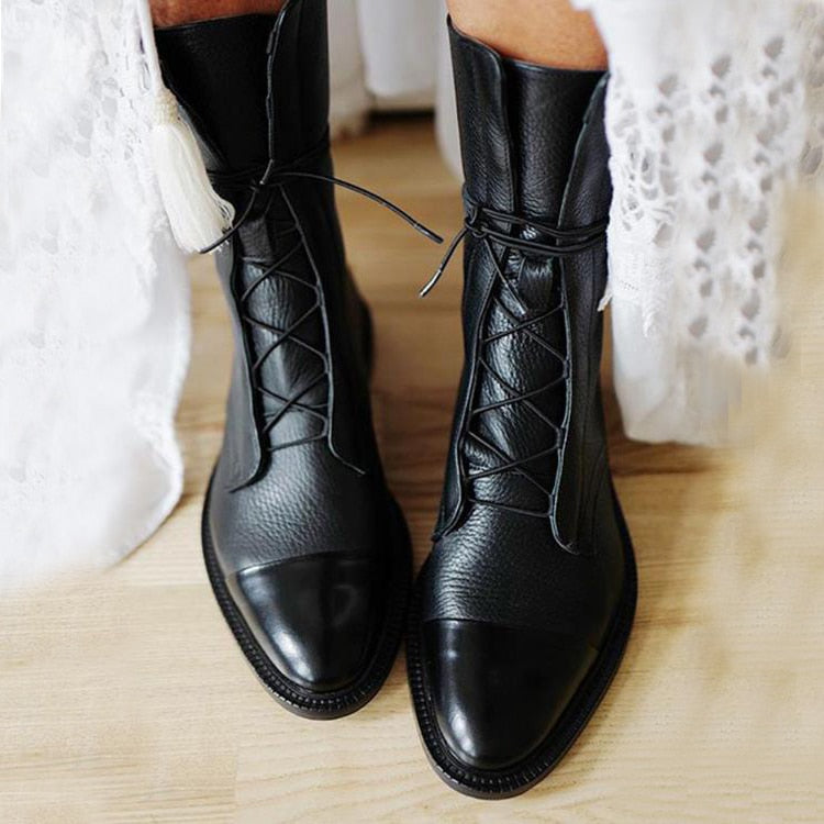 AMANDA | Bottines chics avec talons tendance - Luviera Fashion