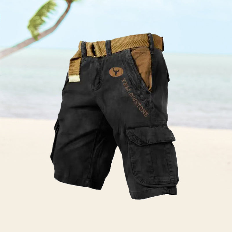 Shorts cargo multifonctionnels pour hommes - Ethan, collection été 2025