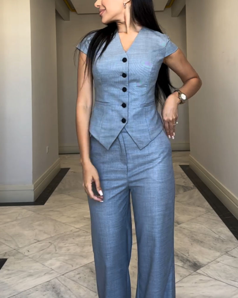 ISLA | Ensemble chic en lin, parfait pour les journées d'été