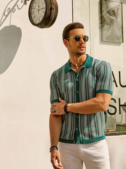 Harris | Chemise rétro à rayures vintage