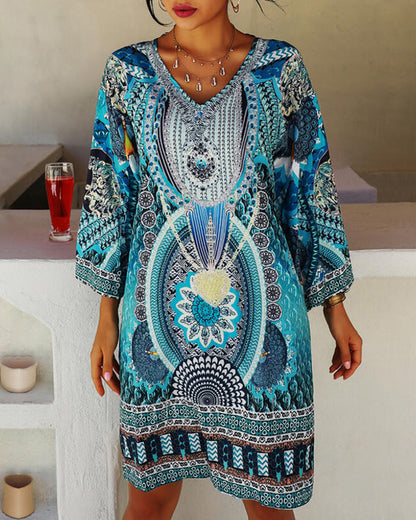 Robe d'été boho décontractée – Modèle Nina