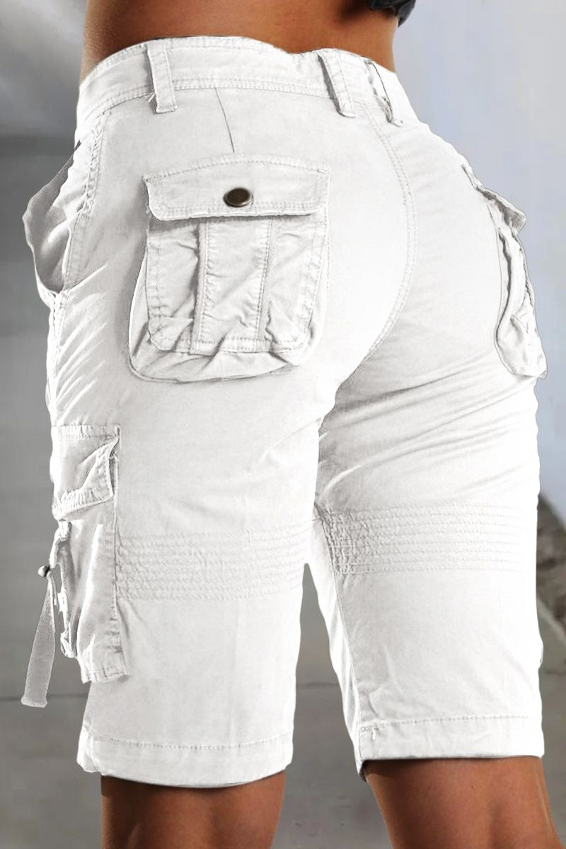 Shorts cargo féminins avec poches et coupe confortable pour l'été – Malea