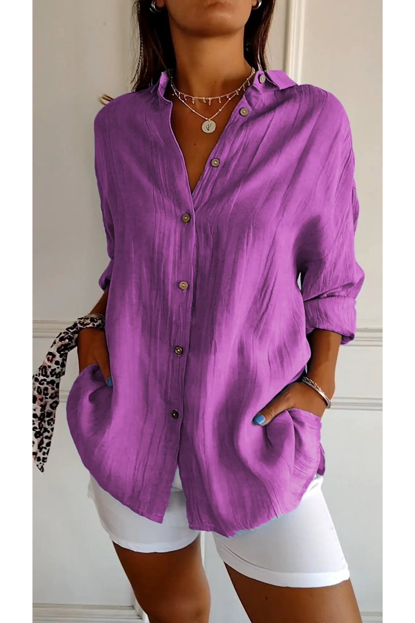 MAYA | Chemise fluide et moderne - Luviera Fashion