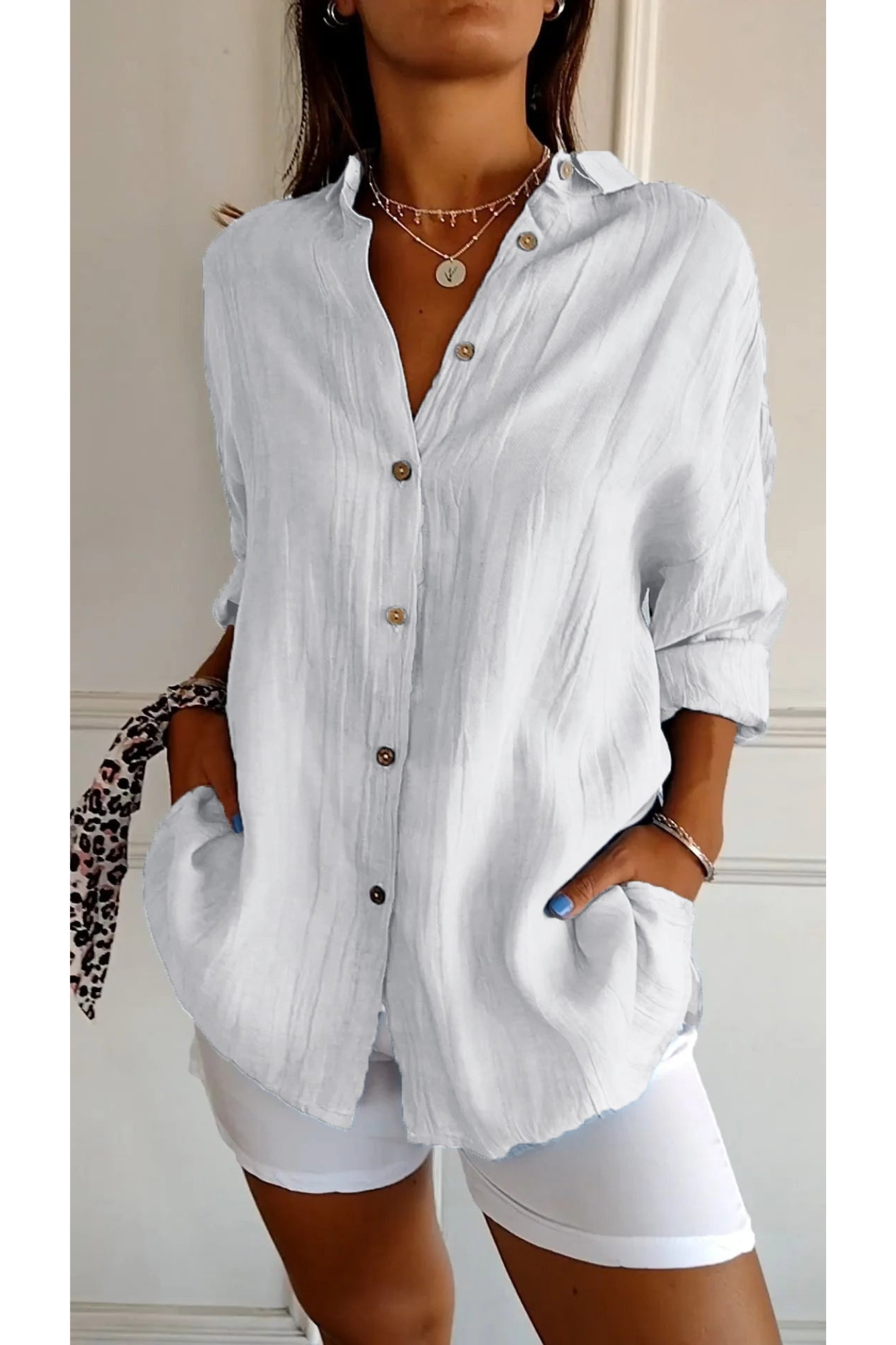 MAYA | Chemise fluide et moderne - Luviera Fashion