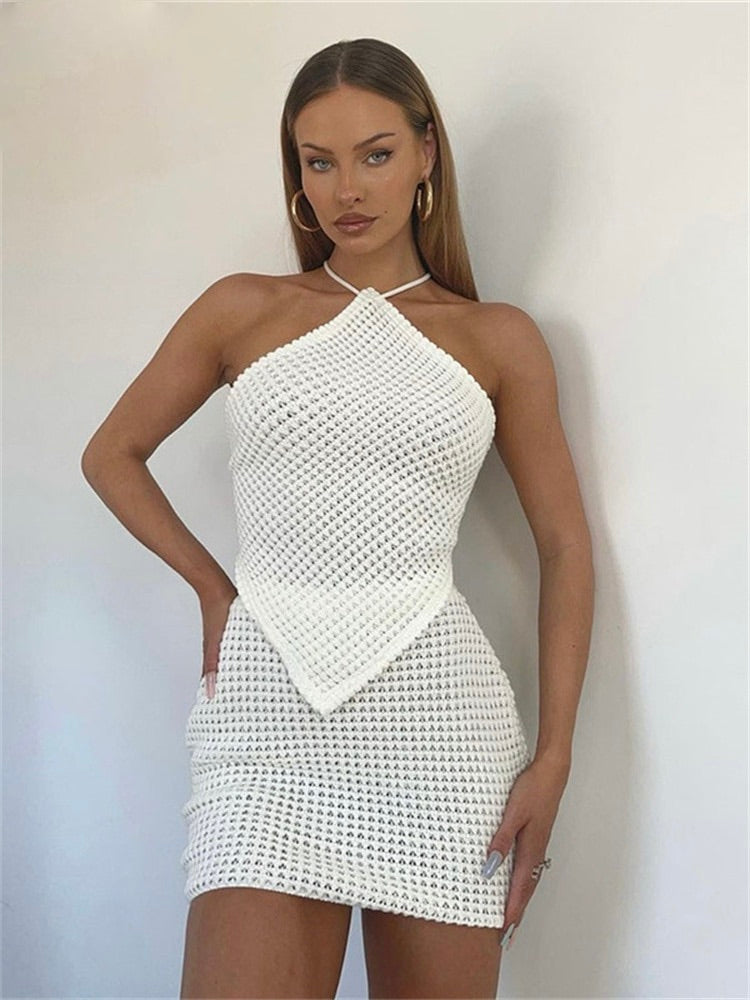 Ensemble d'Été à Dos Nu pour Femme