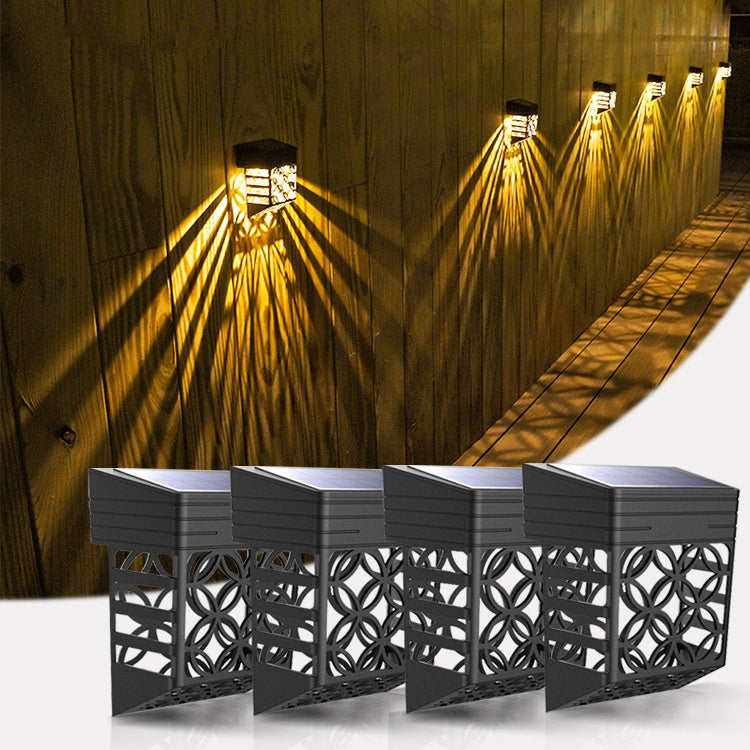 Silhouette Étoilée - Applique Murale LED Extérieure pour un Jardin Enchanté