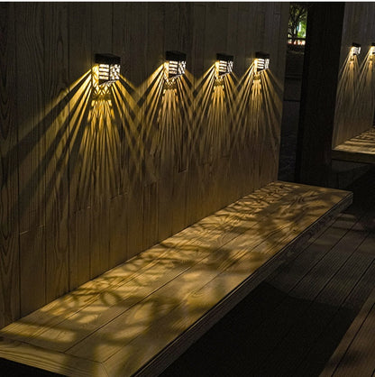 Silhouette Étoilée - Applique Murale LED Extérieure pour un Jardin Enchanté