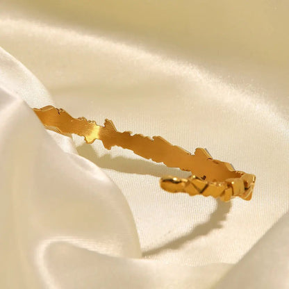 SOPHIE | Bracelet chic en or plaqué avec des zircons scintillants - Luviera Fashion