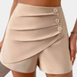 Asymmetrical Summer Shorts for Women - Lina