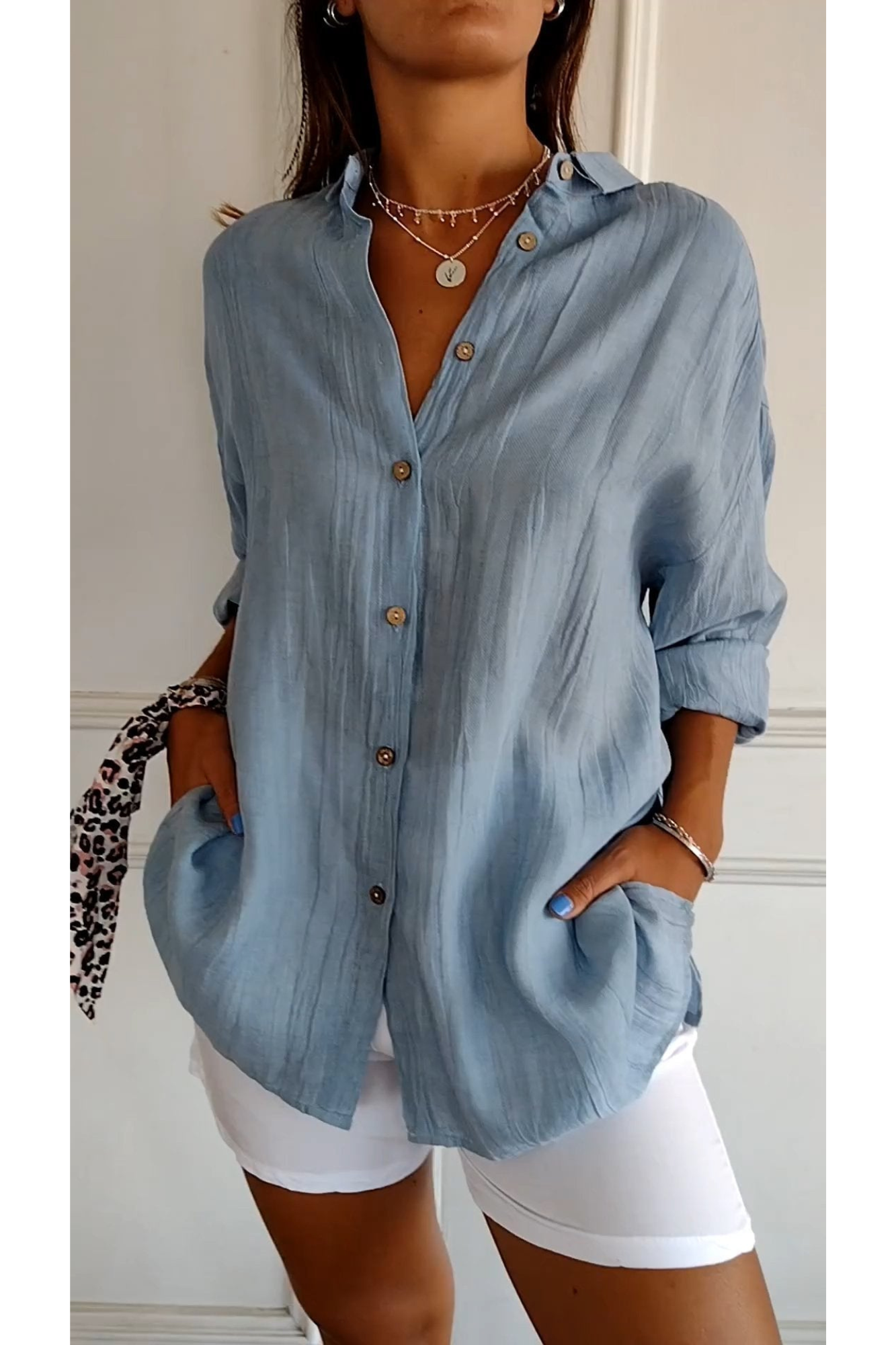 MAYA | Chemise fluide et moderne - Luviera Fashion