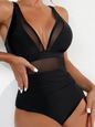 Maillot de bain femme push-up avec détails en mesh – Chiara