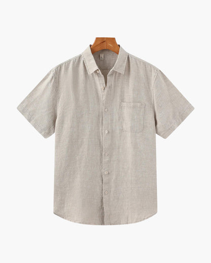 Le Cap - Chemise en Lin à Manches Courtes Élégante