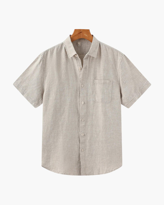 Le Cap - Chemise en Lin à Manches Courtes Élégante