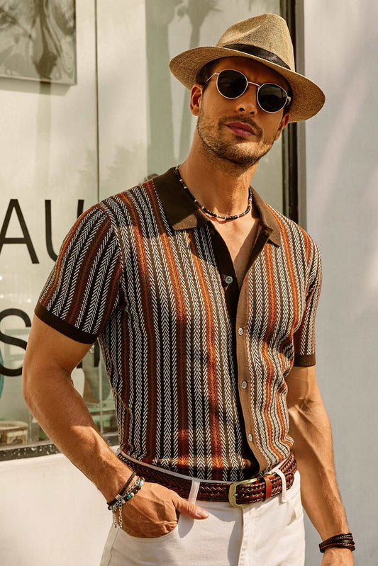 Harris | Chemise rétro à rayures vintage