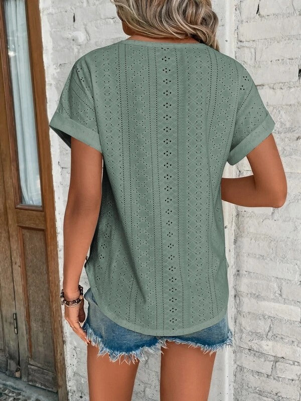 DOROTHÉE | T-shirt tendance à manches courtes pour femmes - Luviera Fashion