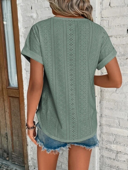 DOROTHÉE | T-shirt tendance à manches courtes pour femmes - Luviera Fashion