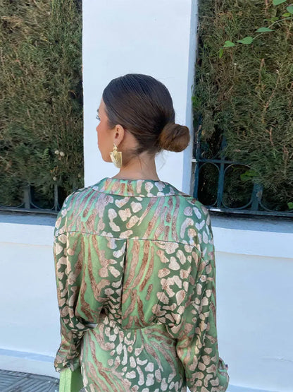 Elena - Robe d'été vibrante avec motif élégant