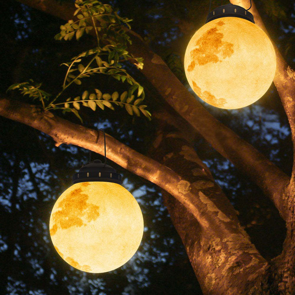 Lampe de Jardin Solaire - Éclairage LED Moderne pour Extérieur en Métal Doré