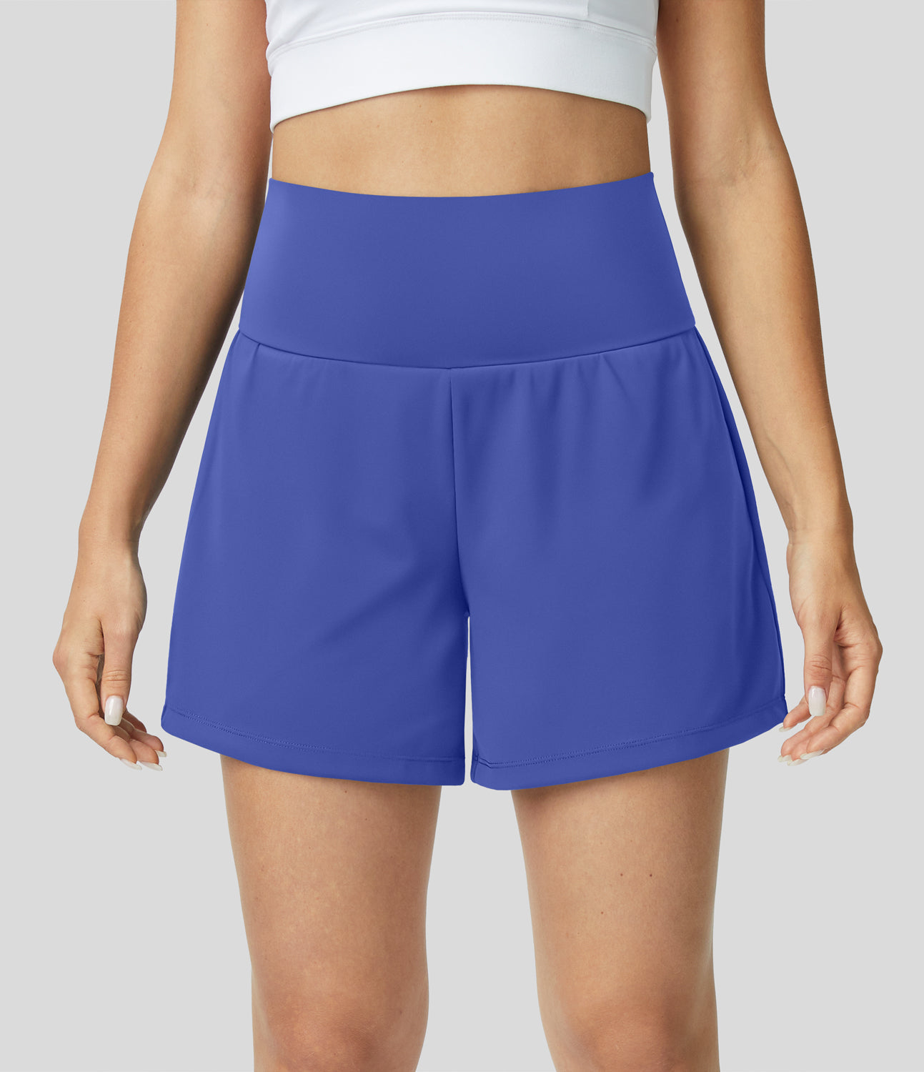 Mirabella - Shorts de Fitness Femme Taille Haute, Respirants et à Séchage Rapide