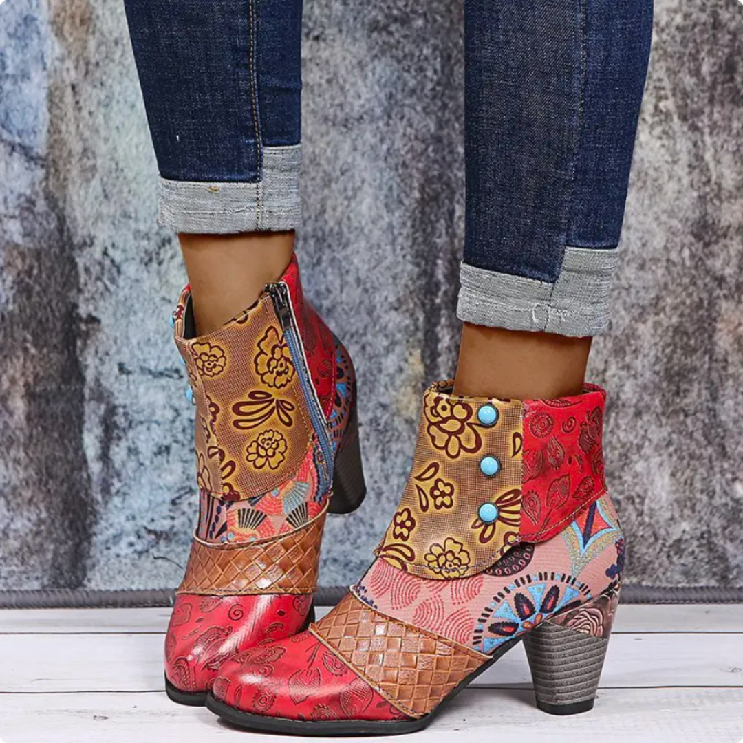 ANTOINETTE | Bottes vintage étanches pour dames - Luviera Fashion