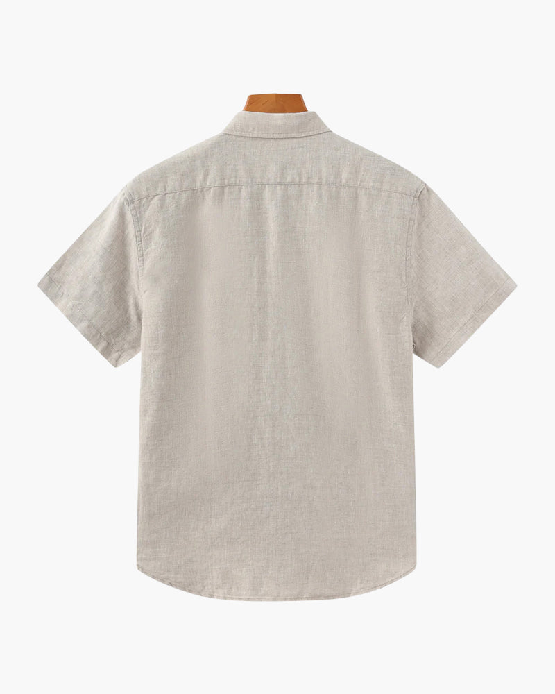 Le Cap - Chemise en Lin à Manches Courtes Élégante