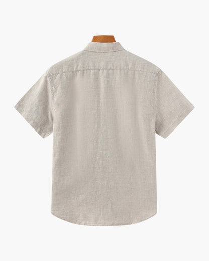 Le Cap - Chemise en Lin à Manches Courtes Élégante