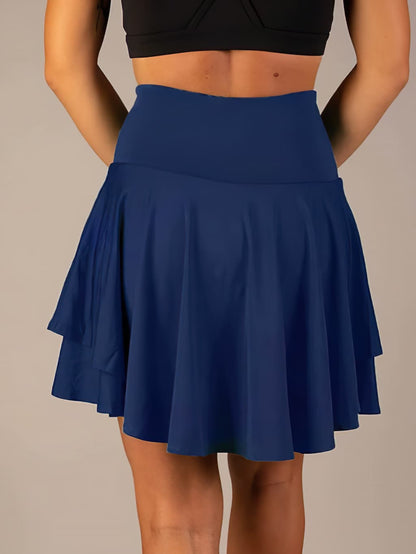 Jupe de tennis sportive pour femmes avec shorts et poches – Maja