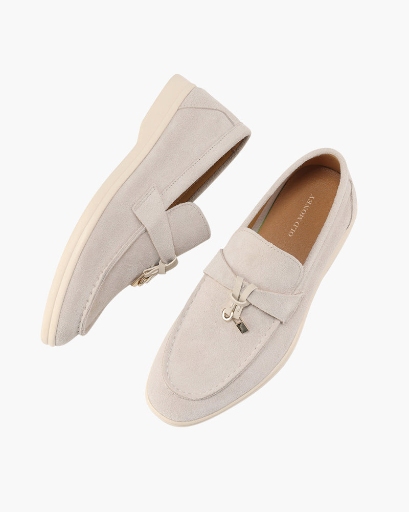 Loafers Vintage en Daim pour Femmes