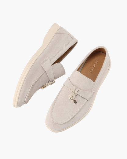 Loafers Vintage en Daim pour Femmes