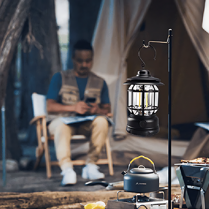 Lampe Rétro Portable - Éclairage LED Intelligent au Design Vintage, Économique en Énergie