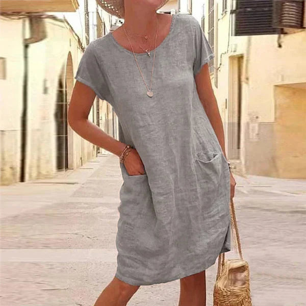 Emilia | Robe Casual en Lin et Coton