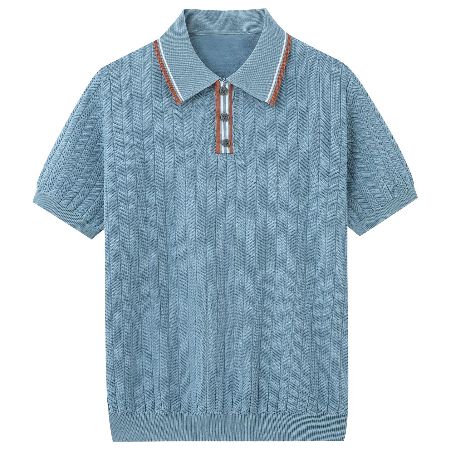 AMALFI - Knit Polo Pour Homme