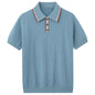 AMALFI - Knit Polo Pour Homme