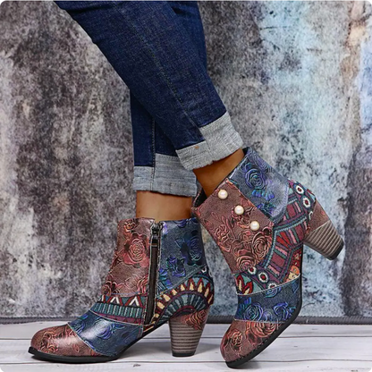 ANTOINETTE | Bottes vintage étanches pour dames - Luviera Fashion