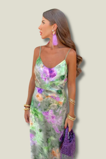 Maxi Robe Corset avec Écharpe - Seraphina