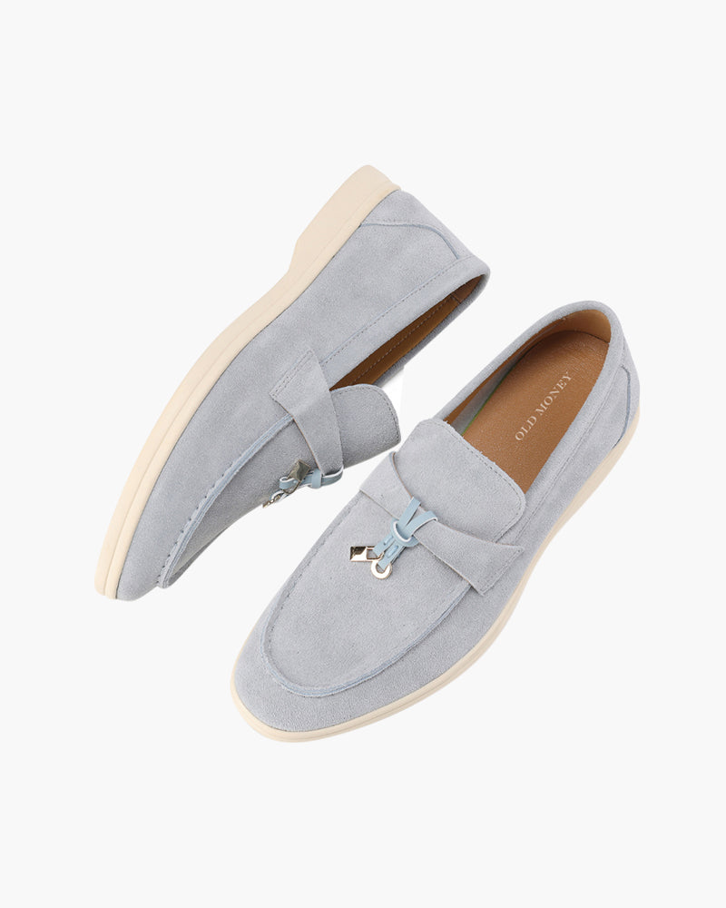 Loafers Vintage en Daim pour Femmes