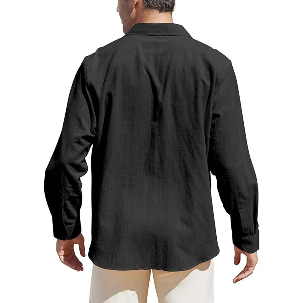 ZOËL | Chemisier en tissu filet pour hommes - Luviera Fashion