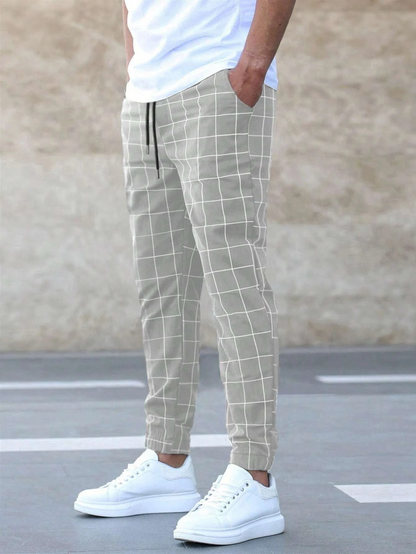 LÉONARD | Pantalon Chino à Imprimé Tendance pour Homme - Luviera Fashion