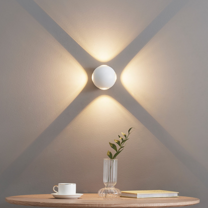 ZENNIX Lampe Murale Moderne Étanche - Élégante pour Intérieur et Extérieur