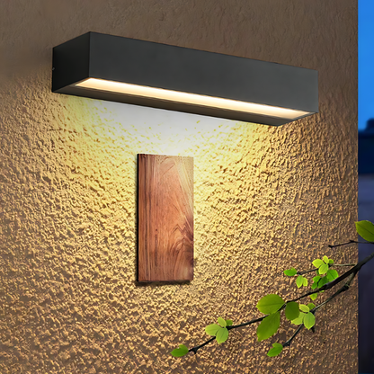 Applique Murale Extérieure LED Vintage - Éclairage Élégant Noir pour Jardins