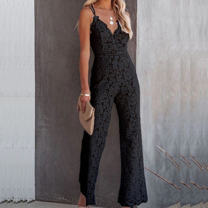 Amira Haute Taille Jumpsuit Aéré & Tendance pour Femmes Ibiza