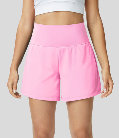 Mirabella - Shorts de Fitness Femme Taille Haute, Respirants et à Séchage Rapide