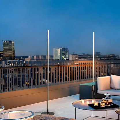 Lampes Solaires Contemporaines pour Extérieur - Éclairage de Jardin à Énergie Solaire avec Recharge Sans Fil