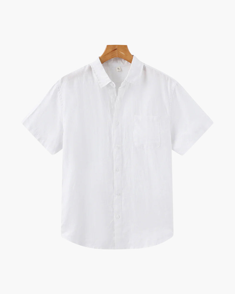 Le Cap - Chemise en Lin à Manches Courtes Élégante