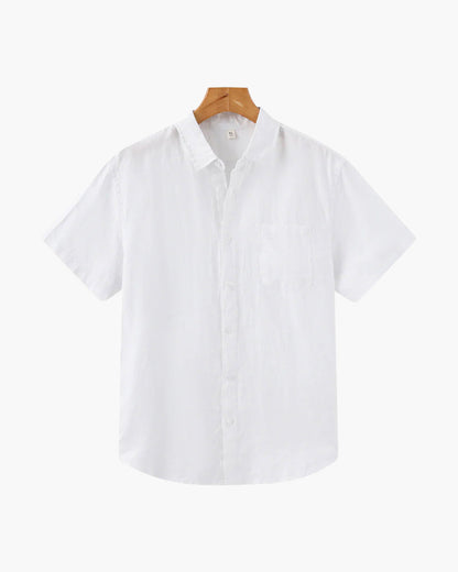 Le Cap - Chemise en Lin à Manches Courtes Élégante