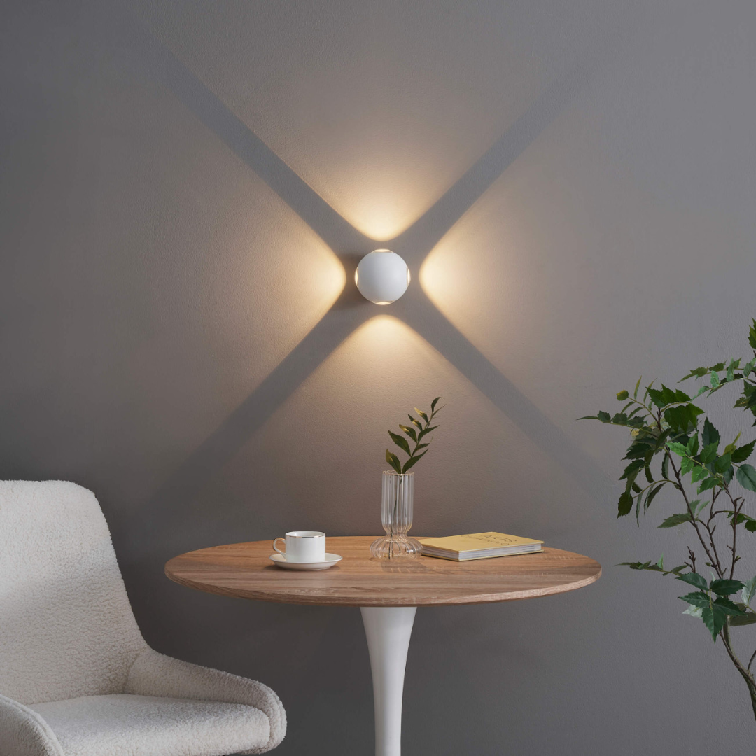 ZENNIX Lampe Murale Moderne Étanche - Élégante pour Intérieur et Extérieur