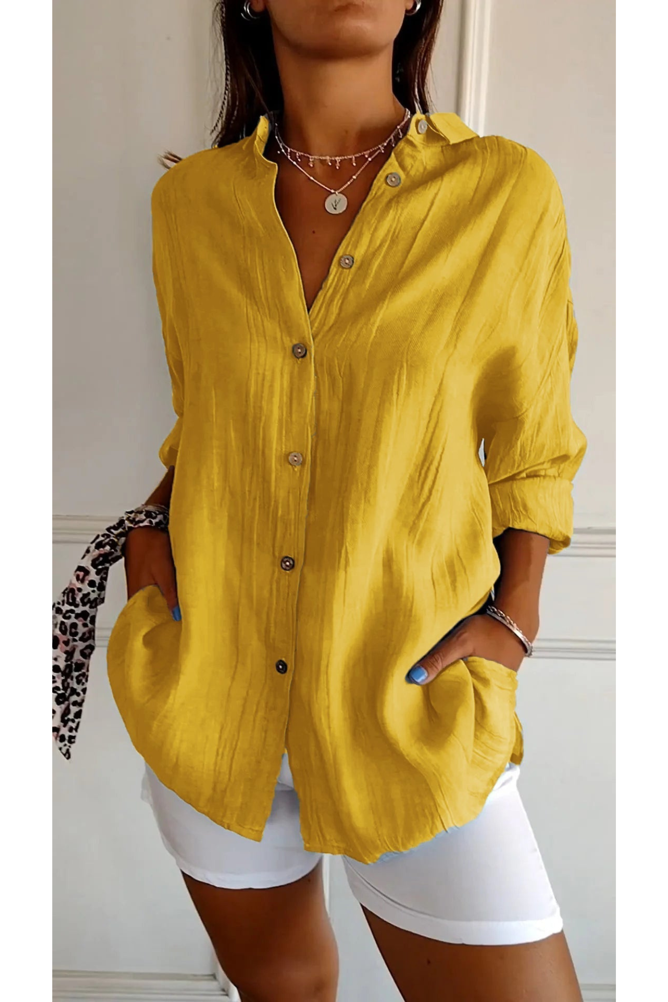 MAYA | Chemise fluide et moderne - Luviera Fashion