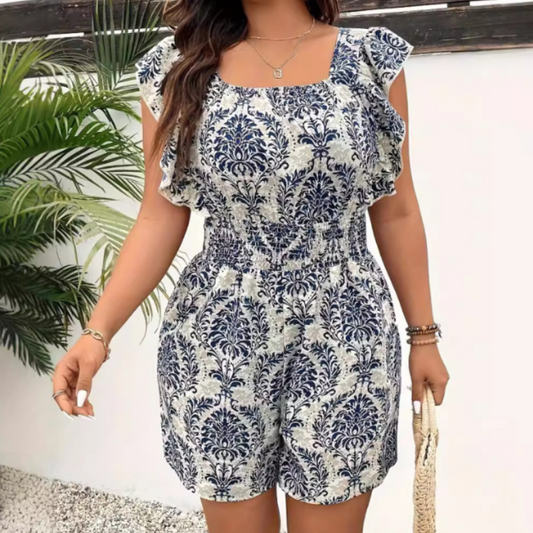 NADIA | Robe d'été dos nu en polyester léger