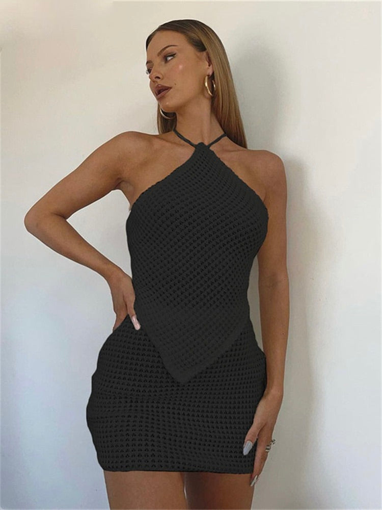 Ensemble d'Été à Dos Nu pour Femme