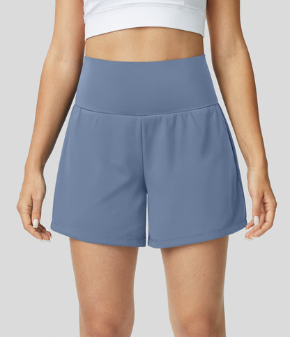 Mirabella - Shorts de Fitness Femme Taille Haute, Respirants et à Séchage Rapide